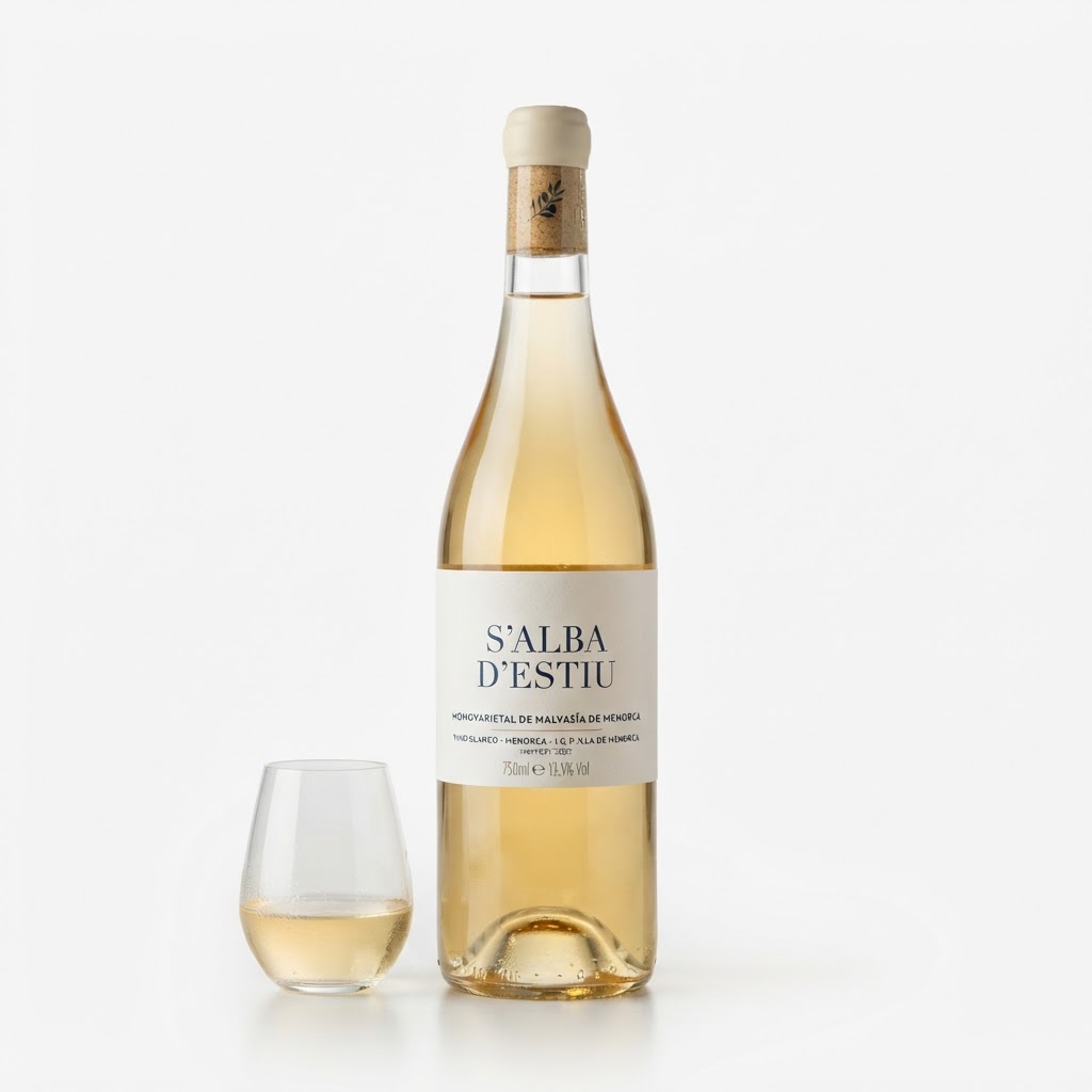 Vino blanco 'S'Alba d'Estiu' - Monovarietal de Malvasía de Menorca