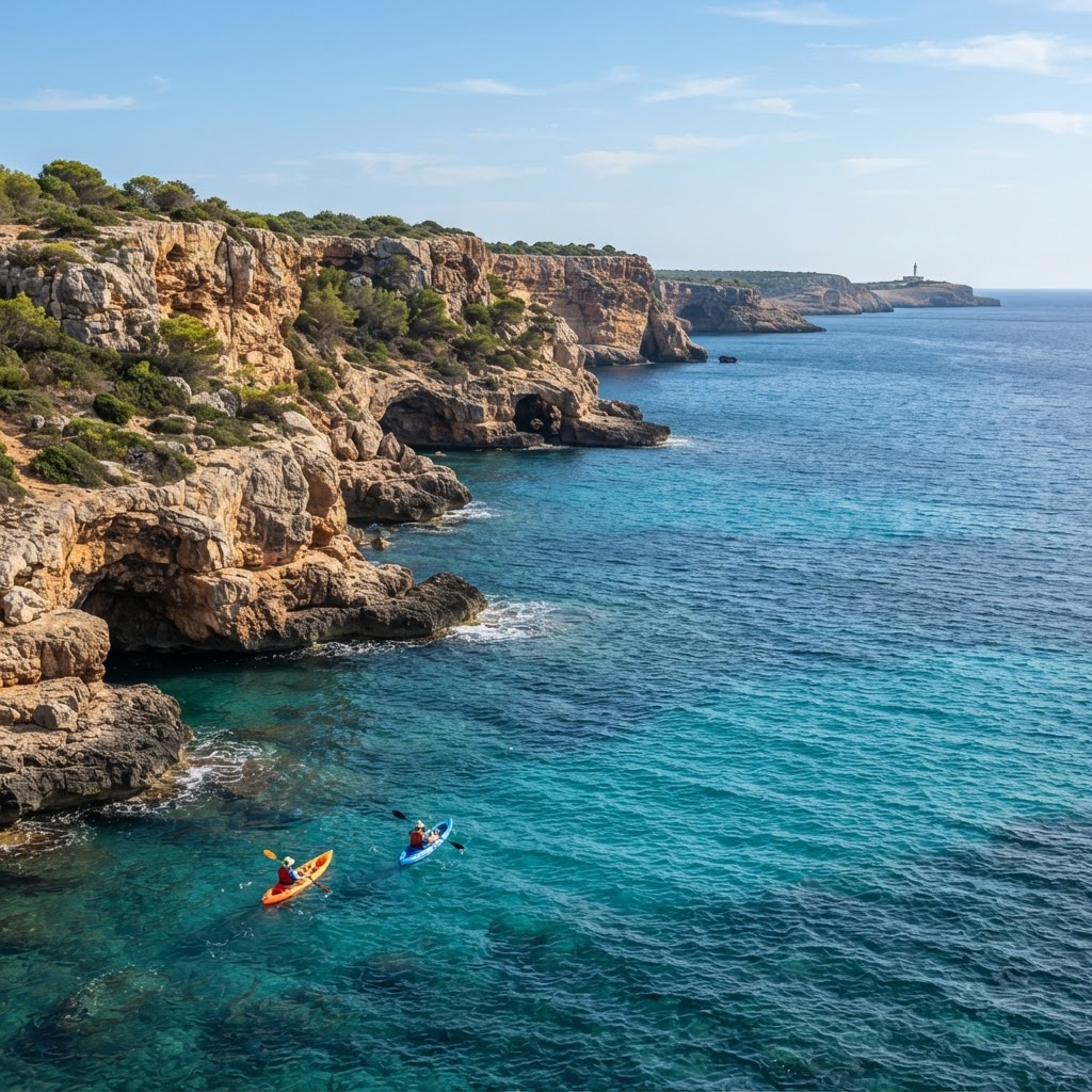 Travesía Costera: El Legado de los Acantilados desde Cala en Porter