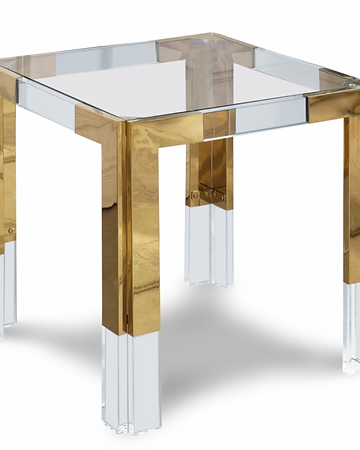 Ashley End Table - Gold rental from RSVP Event Rentals