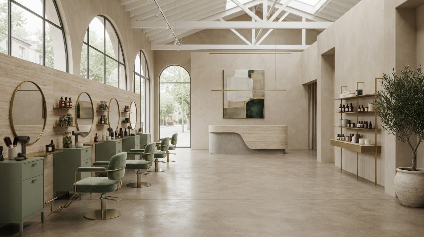 Luxury salon atmosphere