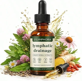 Premium Lymphoria Lymphatic Drainage Liquid Herbal Extracts Dietary Supplement 2 fl oz.