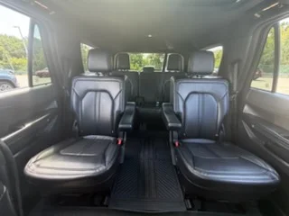 Second-row leather captain's chairs in the Ford Expedition