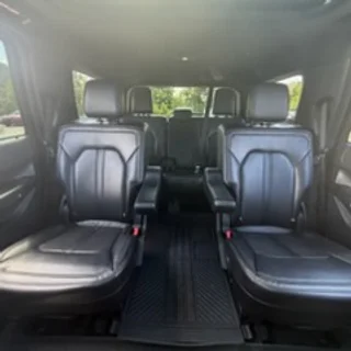 Second-row leather captain's chairs in the Ford Expedition
