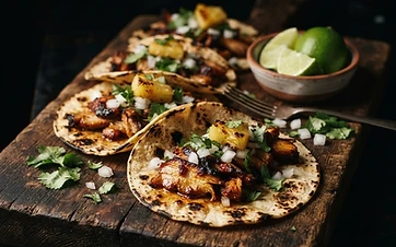 Street tacos at New MexiGo
