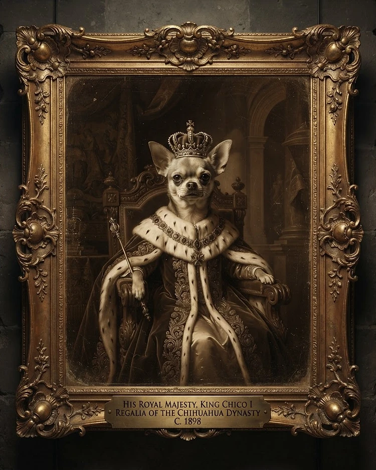 Royal Chihuahua portrait