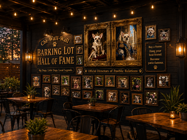 Barking Lot Hall of Fame patio