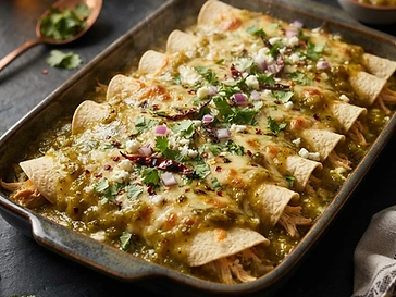 Green Chile Enchilada Tray