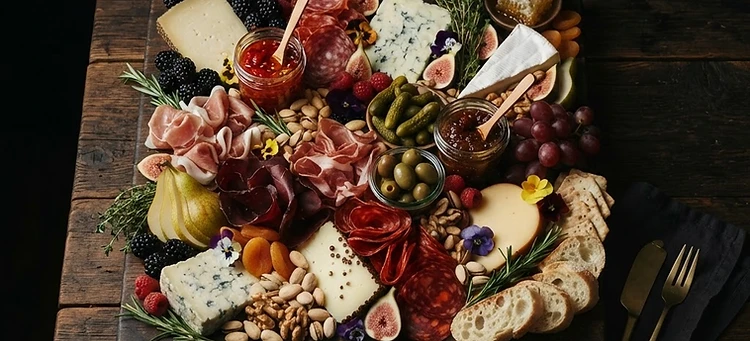 Charcuterie and grazing board
