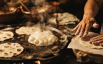 Fresh tortillas made daily at New MexiGo