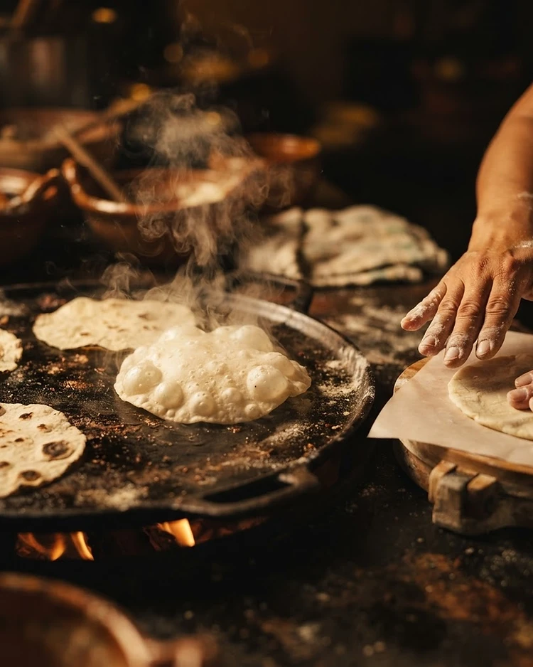 Fresh tortillas