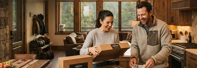 Cabin arrival package in a Ruidoso mountain cabin