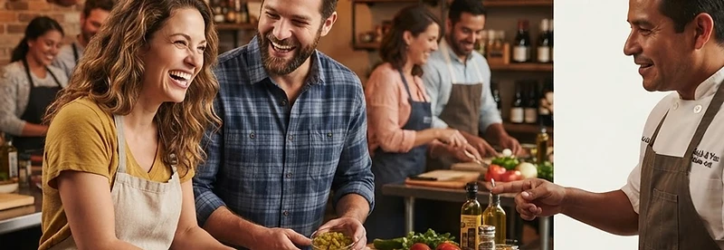 Couples cooking class at New MexiGO Market Grill