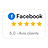 Note 5 sur 5 sur les avis Facebook