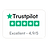 Note Excellent 4,9 sur 5 sur Trustpilot