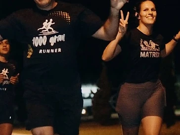Grupo de corrida de rua da Academia Matrix 901