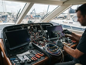 Electronics Refit — 90' Motor Yacht