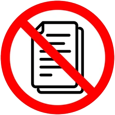 Copying of Company Related Documents is not Allowed