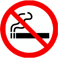 Smoking is only Allowed in Allotted Smoking Area