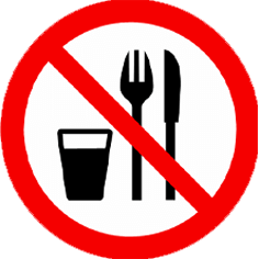 Eating and Drinking is not allowed inside the Building