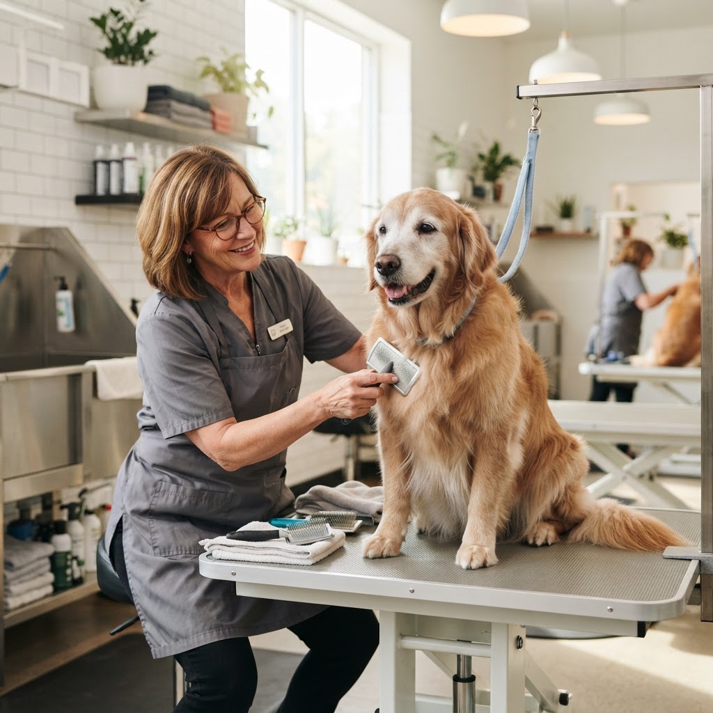 Grooming για ηλικιωμένους σκύλους: Εξειδικευμένη φροντίδα για τις ιδιαίτερες ανάγκες τους