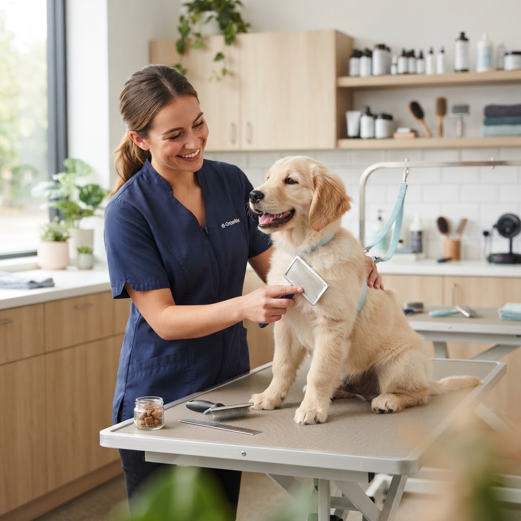 Dog Grooming & Συμπεριφορά: Πώς η πρώτη επίσκεψη στον groomer διαμορφώνει τον χαρακτήρα του σκύλου σας