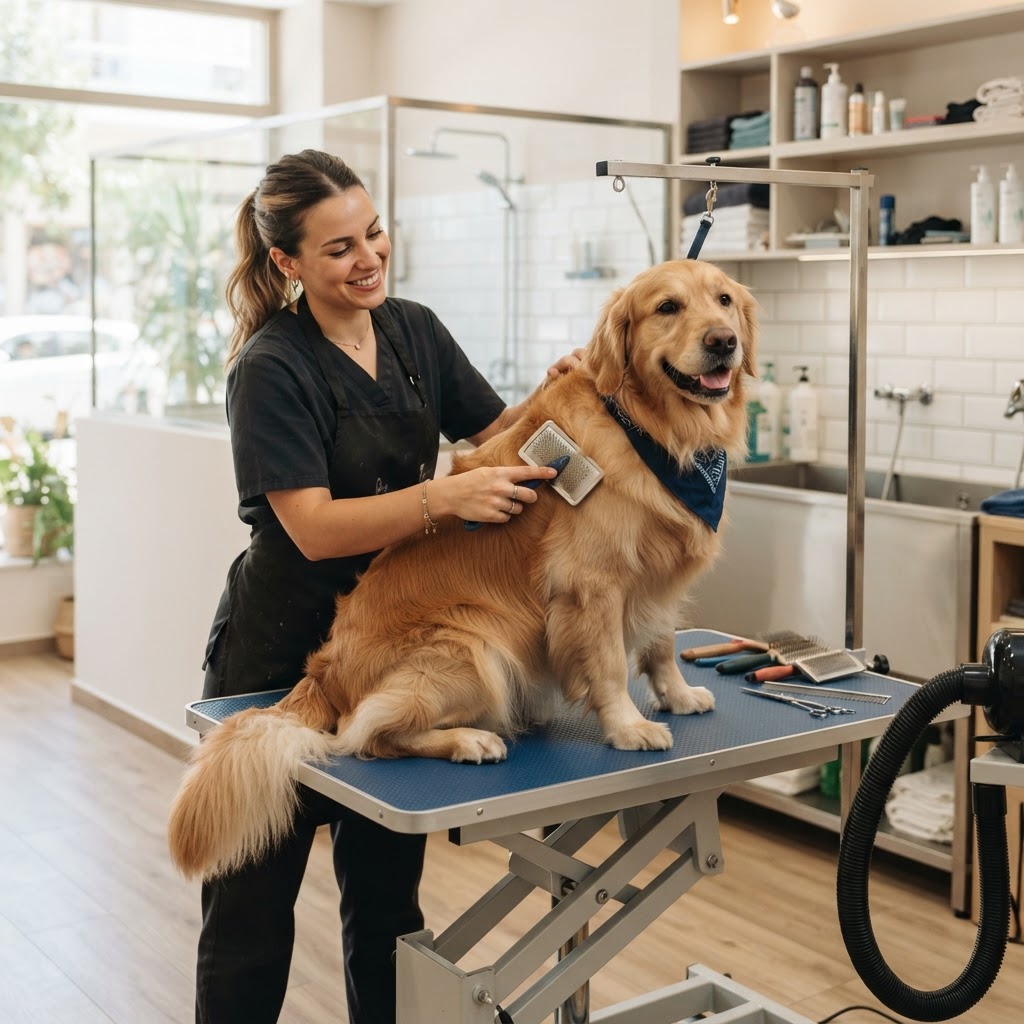 Dog Grooming και Εποχική Τριχόπτωση: Πώς να Διαχειριστείτε την Αλλαγή Τριχώματος με τη Βοήθεια του Groomer