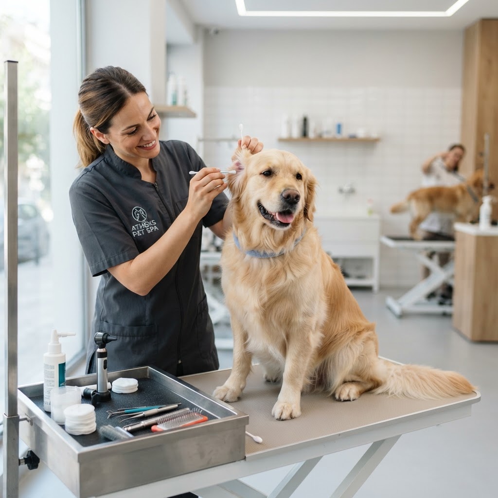 Dog Grooming & Ευεξία: Πώς ο Επαγγελματικός Καθαρισμός Αυτιών και Δοντιών Θωρακίζει την Υγεία του Σκύλου σας