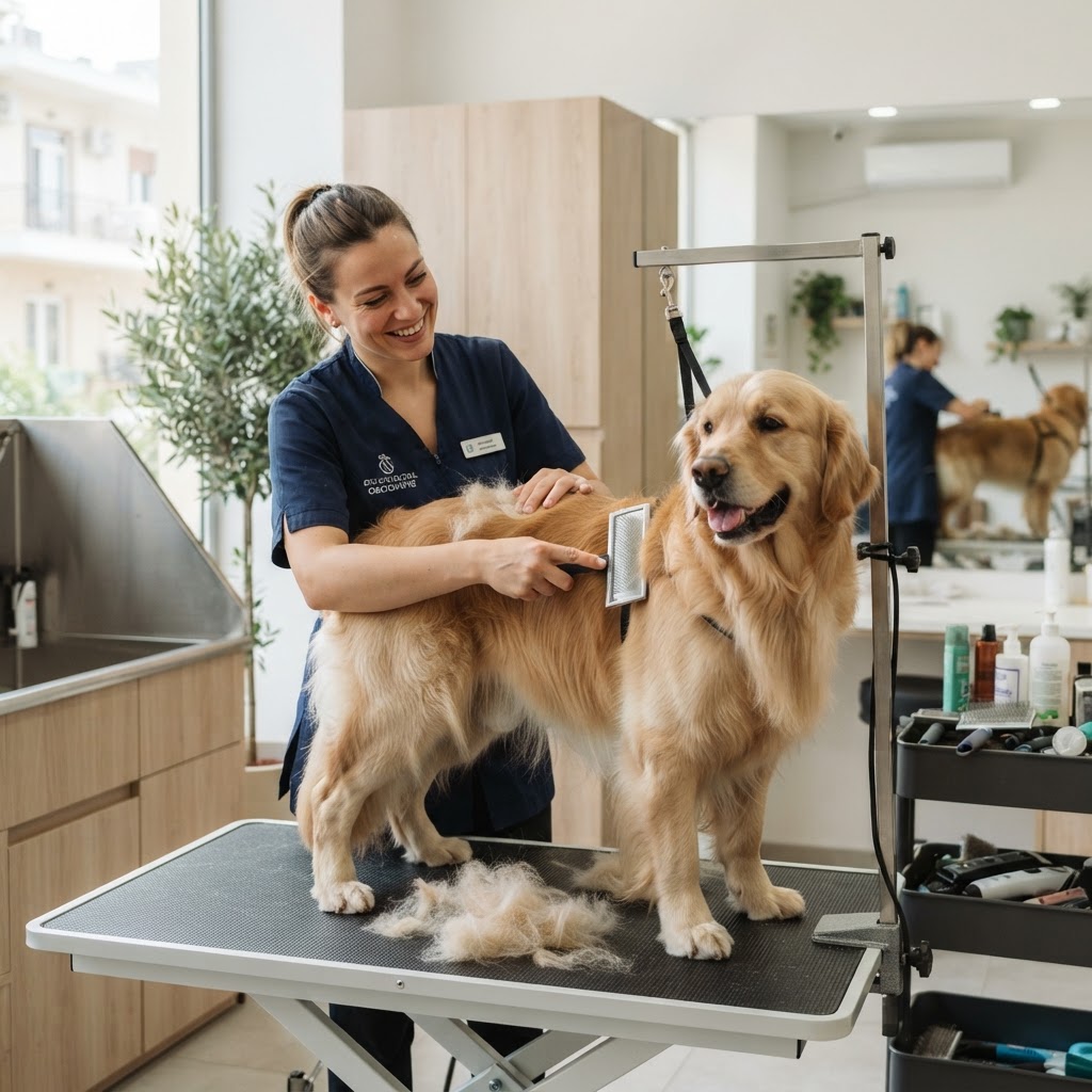 Dog Grooming στην Ελλάδα: Ο ρόλος του Groomer στη διαχείριση της έντονης τριχόπτωσης