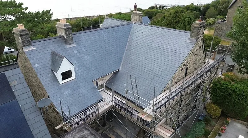Slate roofing work by Stay Dry Roofing in Richmond