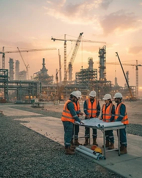 Contractor safety management on an industrial site
