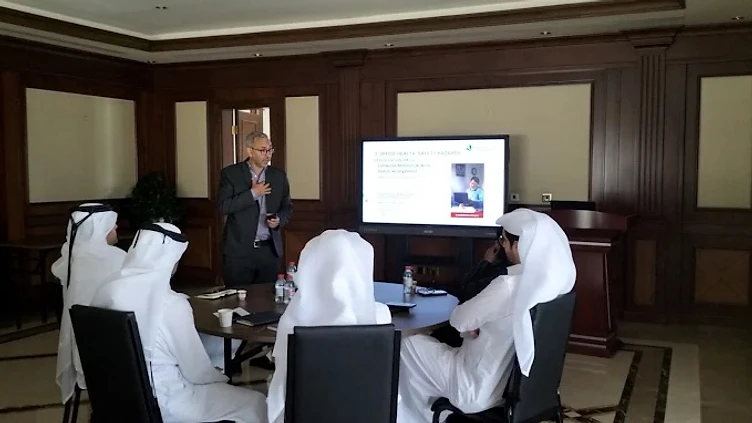 DMLC office health and safety training session