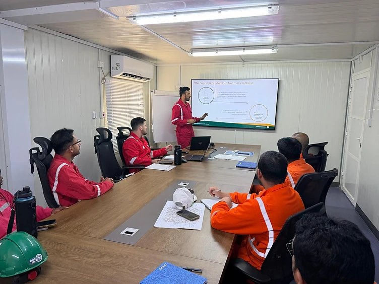 DMLC behavioural safety training in progress