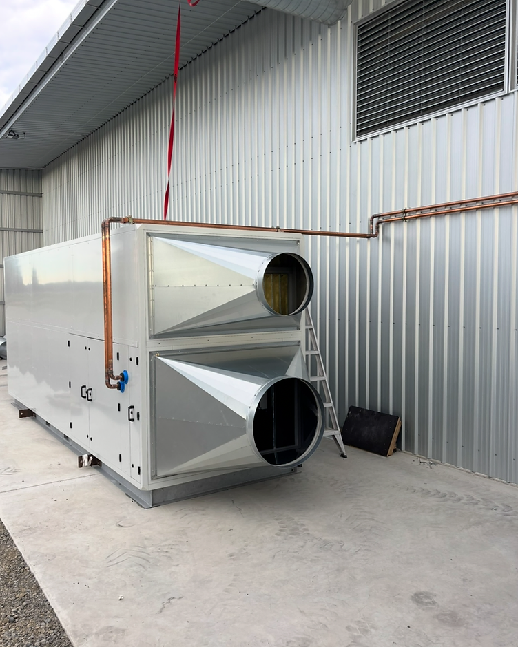Quality workmanship — industrial HVAC installation