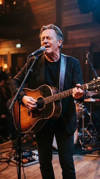 Illustration fidèle de Stephan Eicher en concert