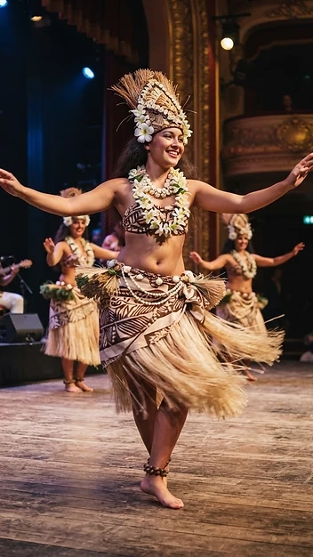 Illustration fidèle de Ballets et Légendes de Tahiti