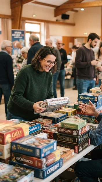 Illustration de Bourse aux jeux