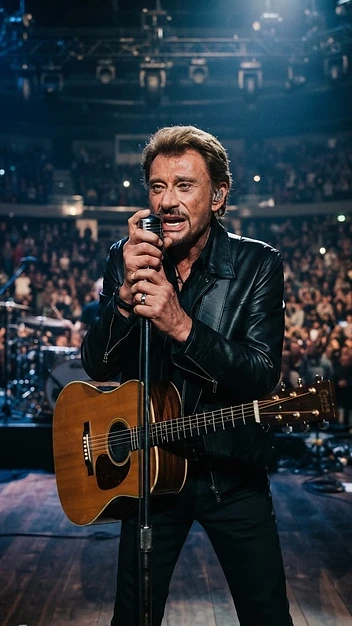 Illustration de David Hallyday — Requiem pour un fou