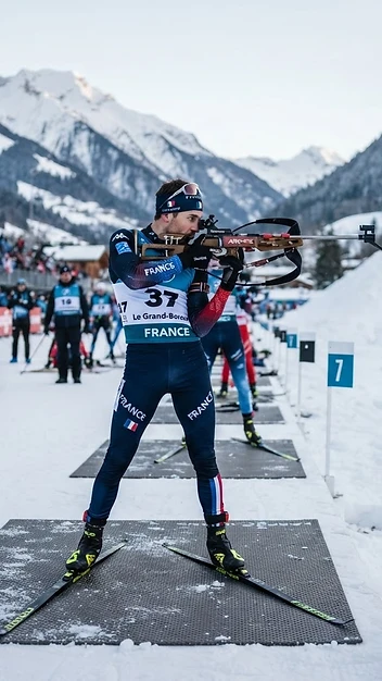 Illustration fidèle de Coupe du monde de Biathlon (Le Grand-Bornand)