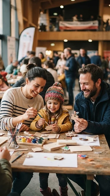 Illustration de Après-midi Famille