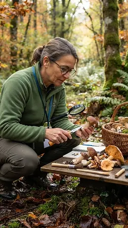 Illustration fidèle de Conférence sur les champignons