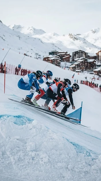 Illustration fidèle de Coupe du monde FIS de Ski Cross