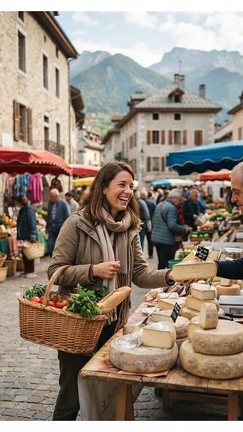Illustration de Marché hebdomadaire de Yenne