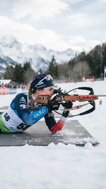 Illustration fidèle de SAMSE National Tour biathlon