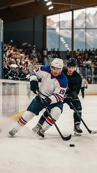 Illustration fidèle de Matchs de hockey sur glace