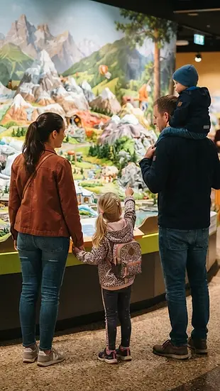 Exposition scientifique pour enfants sur les montagnes
