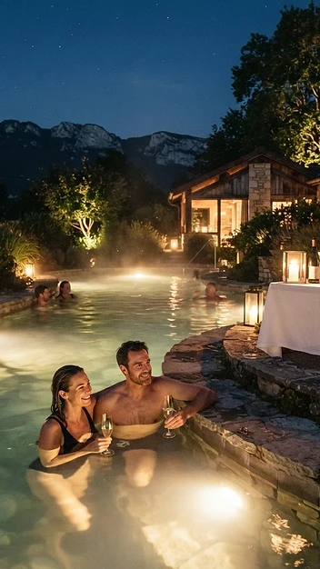Illustration de Spa La Parenthèse – nocturne