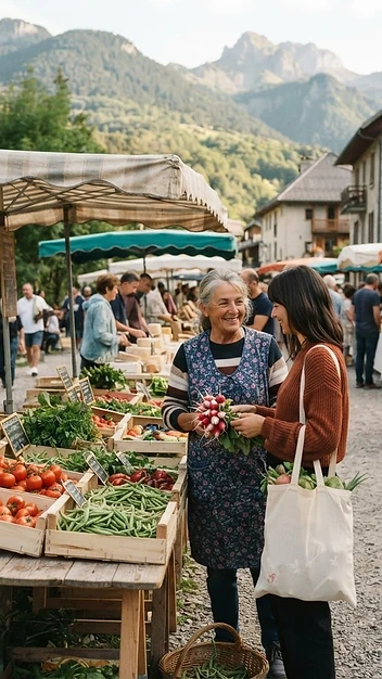 Illustration de Marché hebdomadaire des Échelles