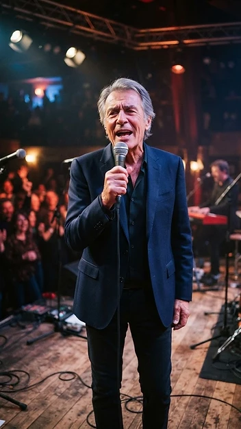 Illustration fidèle de Julien Clerc en concert