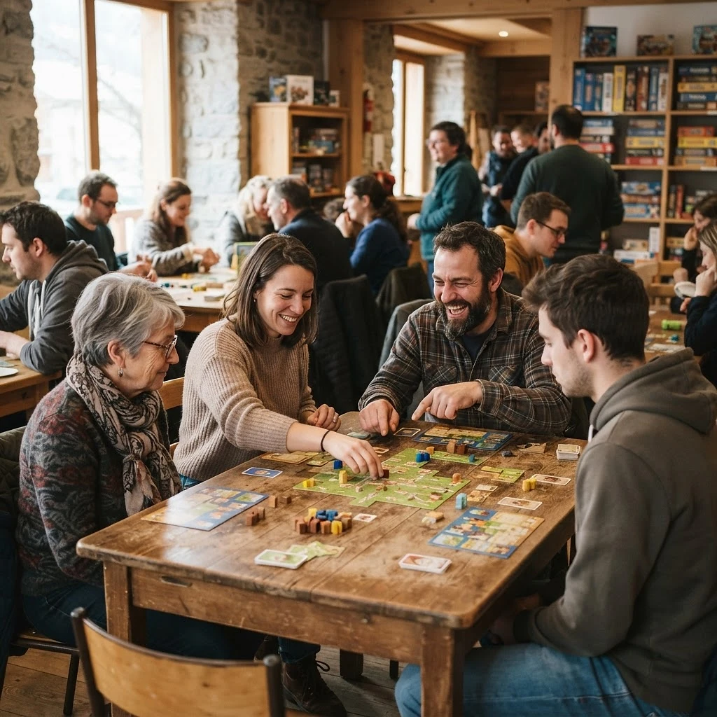 Illustration de Après-midi jeux