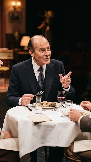 Illustration fidèle de Dîner chez les Français de VGE